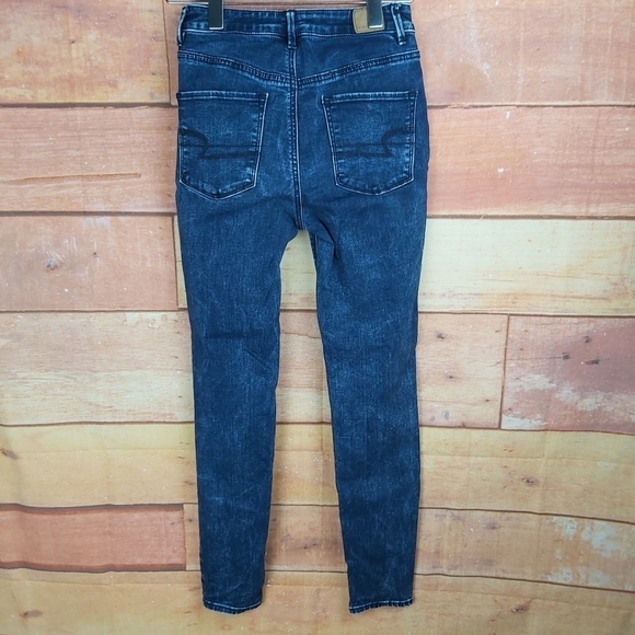 📣2/40$📣 AMERICAN EAGLE Sky High jeggins size 4 - Picture 4 of 8
